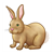 Sitting Brown Bunny Color PDF