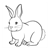 Sitting Brown Bunny Line PDF