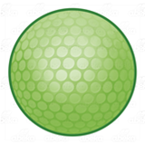 Lime Green Golf Ball
