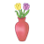 Red Vase Color PNG