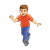 Boy in Red Shirt Color PNG