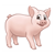 Pink Pig Color PDF