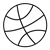 Basketball 10 Line PNG