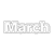 Month of March Line PNG