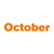Month of October Color PNG