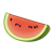 Watermelon Slice Color PNG