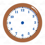 Brown Clock