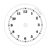 Yellow Clock Line PNG