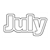 Month of July Line PDF