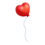 Red Heart Balloon Color PDF
