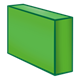 Long Green Block rectangular