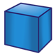 Blue Block square