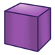 Purple Block square
