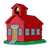 Red Schoolhouse Color PNG