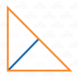 Orange Right Triangle
