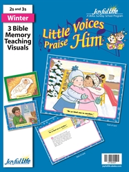 Little Voices Praise Him 2s &#38; 3s Bible Memory Verse Visuals