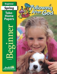 Following After God Beginner Take-Home Papers