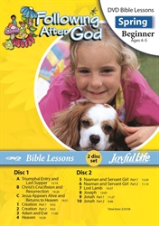 Following After God Beginner Bible Lesson DVD