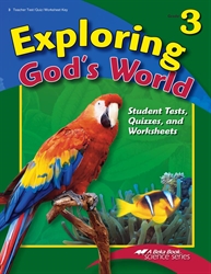 Exploring God's World Quiz, Test, and Worksheet Key