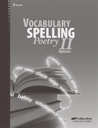 Vocabulary, Spelling, Poetry II Quiz Book