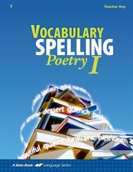 Vocabulary, Spelling, Poetry I Teacher Key/Poetry CD
