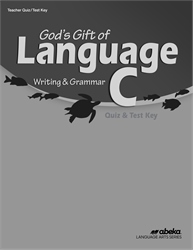 God's Gift of Language C Quiz and Test Key