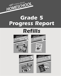 Grade 5 Homeschool Progress Report Refills