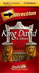 King David &#38; Solomon Youth 2 Direction Student Handout