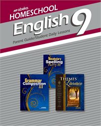Homeschool English 9 Parent Guide and Student Daily Lessons