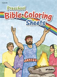 Preschool Bible Coloring Sheets (Bound)