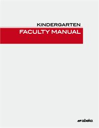 Kindergarten Faculty Manual