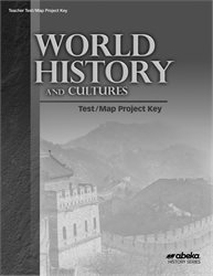 World History and Cultures Test and Map Project Key