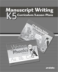 K5 Manuscript Writing Curriculum Lesson Plans