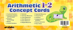 Arithmetic 1-2 Concept Cards