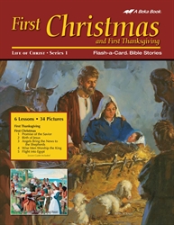 First Christmas Flash-a-Card Bible Stories and First Thanksgiving Story