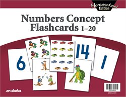 Homeschool Numbers Concept Flashcards
