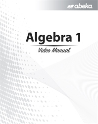 Algebra 1 Video Manual