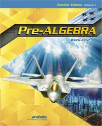 Pre-Algebra Teacher Edition Volume 1