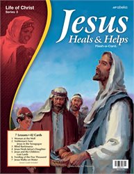 Jesus Heals and Helps Flash-a-Card
