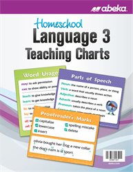 Homeschool Language 3 Teaching Charts