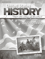 United States History: Heritage of Freedom Quiz and Test Book Volume 2
