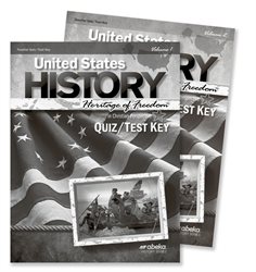 United States History: Heritage of Freedom Quiz and Test Key Volumes 1 and 2