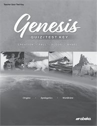 Genesis: Creation, Fall, Flood, Babel Quiz and Test Key