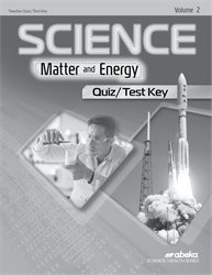 Science: Matter and Energy Quiz and Test Key Volume 2