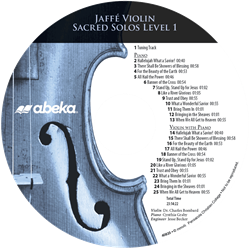 Jaffe Violin Sacred Solos Level 1 CD (Replacement)