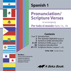 Spanish 1 Pronunciation/Scripture CD