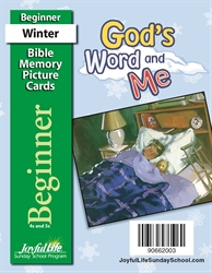 God's Word and Me Beginner Mini Bible Memory Picture Cards