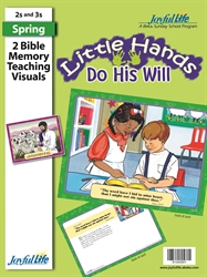 Little Hands Do His Will 2s &#38; 3s Bible Memory Verse Visuals