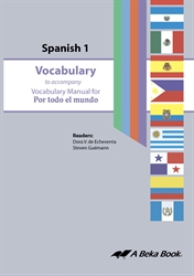 Spanish 1 Vocabulary CD