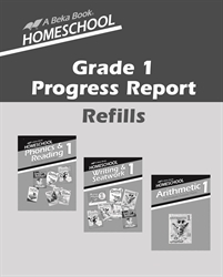 Grade 1 Homeschool Progress Report Refills